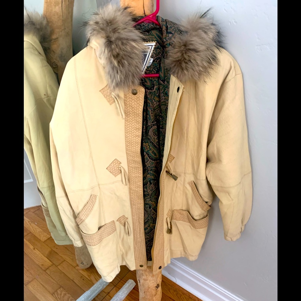 Marvin Richards leather coat